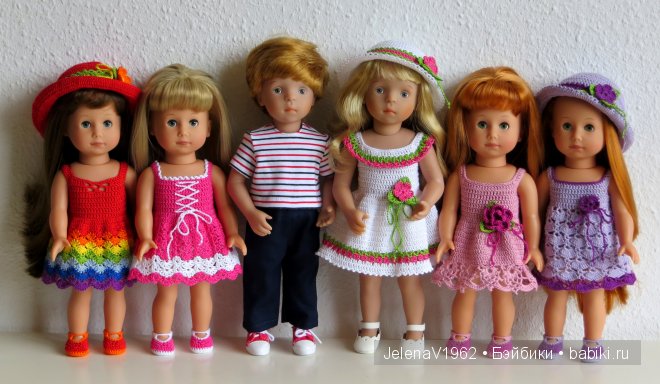 Приглашение в лето... Игровые куклы Käthe Kruse. Minouche. Подружки Готц