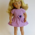 А просто зимнее настроение ... или сиреневое ?!!  Игровые куклы Käthe Kruse. Minouche