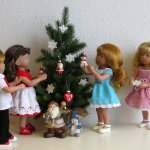 Зимою мир становится добрей ... Игровые куклы Käthe Kruse. Minouche