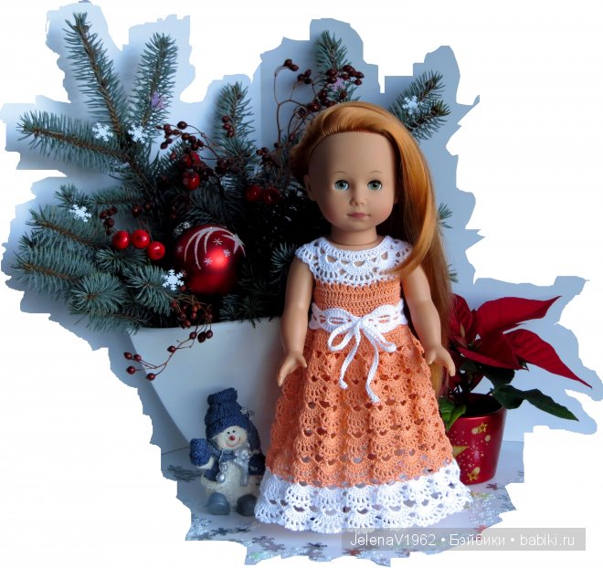 Счастливого Рождества !!! Праздничные наряды для малышек Готц | Бэйбики Счастливого Рождества !!! Праздничные наряды для малышек Готц (фото 5)