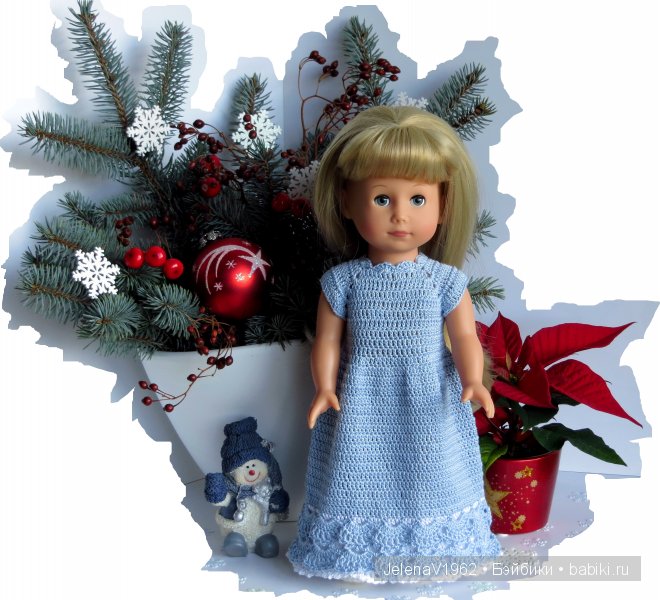 Счастливого Рождества !!! Праздничные наряды для малышек Готц | Бэйбики Счастливого Рождества !!! Праздничные наряды для малышек Готц (фото 6)