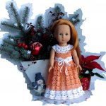 Счастливого Рождества !!! Праздничные наряды для малышек Готц.