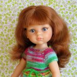 Эти глаза напротив... или девочка весна.  Игровые куклы. Paola Reina