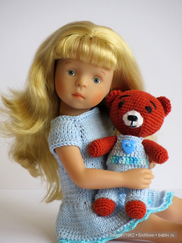 Все мои блондиночки и шоколадный медвежонок Михи. Игровые куклы Corolle, Minouche Käthe Kruse, Paola Reina и подружка Готц