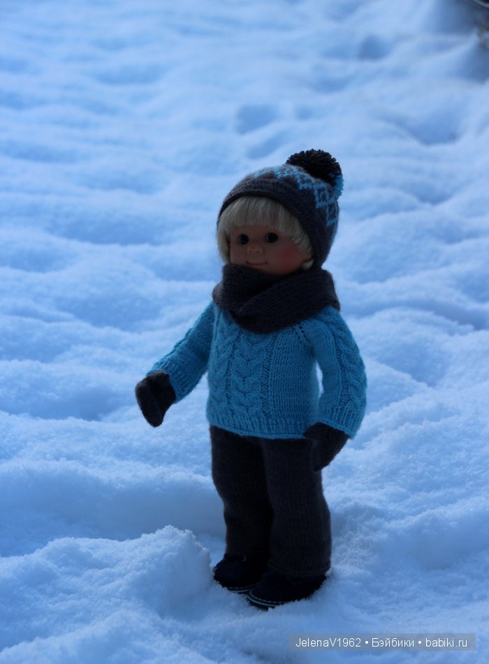 И к нам пришла зима! Коллекционные куклы Rosemarie Müller. Одежда и игрушки своими руками (фото 7)