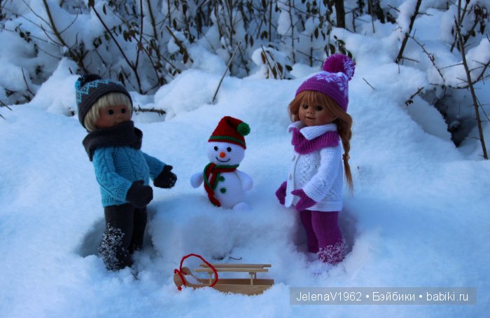 И к нам пришла зима! Коллекционные куклы Rosemarie Müller. Одежда и игрушки своими руками