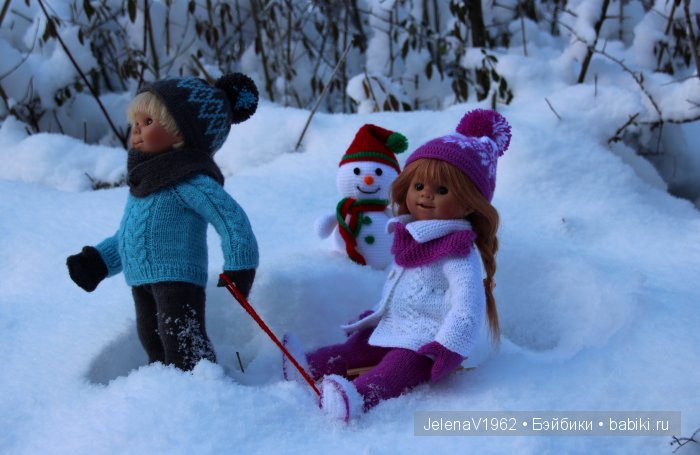 И к нам пришла зима! Коллекционные куклы Rosemarie Müller. Одежда и игрушки своими руками