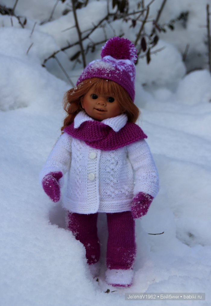 И к нам пришла зима! Коллекционные куклы Rosemarie Müller. Одежда и игрушки своими руками