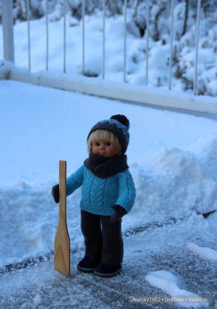 И к нам пришла зима! Коллекционные куклы Rosemarie Müller. Одежда и игрушки своими руками (фото 4)