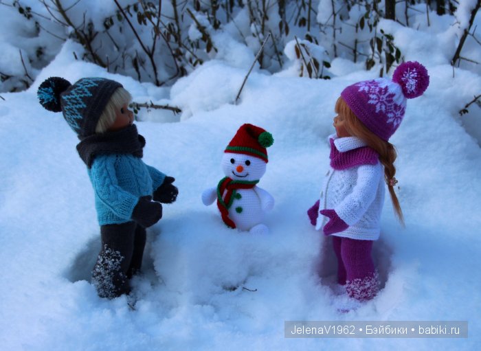И к нам пришла зима! Коллекционные куклы Rosemarie Müller. Одежда и игрушки своими руками (фото 10)