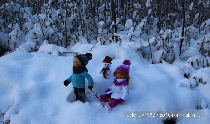 И к нам пришла зима! Коллекционные куклы Rosemarie Müller. Одежда и игрушки своими руками
