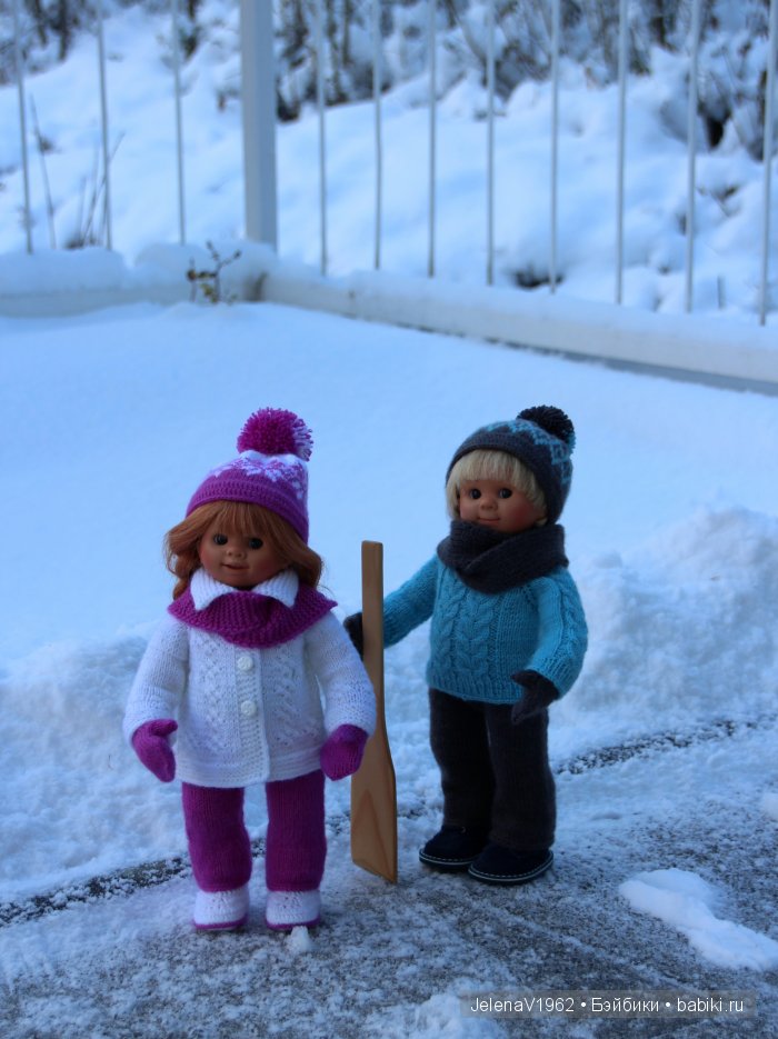 И к нам пришла зима! Коллекционные куклы Rosemarie Müller. Одежда и игрушки своими руками (фото 5)