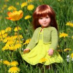 Моё рыжее солнышко ... или девочка Весна.  Игровые куклы Käthe Kruse. Marie Kruse London