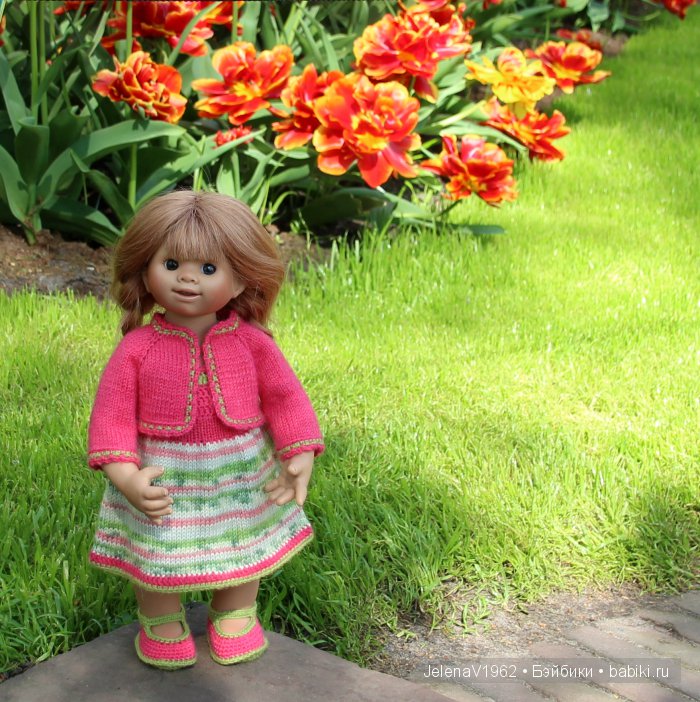 А вы видели море тюльпанов? Койкенхоф. Голландия. Коллекционные куклы Rosemarie Müller. Одежда своими руками