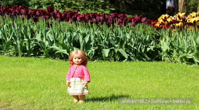 А вы видели море тюльпанов? Койкенхоф. Голландия. Коллекционные куклы Rosemarie Müller. Одежда своими руками (фото 7)