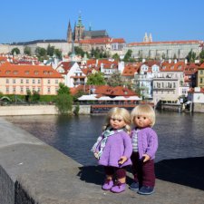 Весенняя Прага счастливыми глазами Вихтелей. Коллекционные куклы Rosemarie Müller, Schildkröt.
