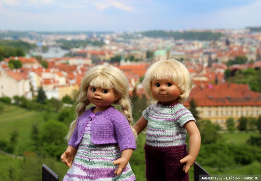 Весенняя Прага счастливыми глазами Вихтелей. Коллекционные куклы Rosemarie Müller, Schildkröt