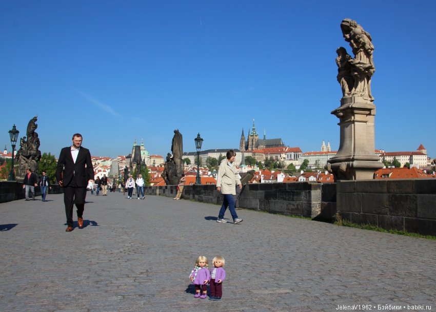 Весенняя Прага счастливыми глазами Вихтелей. Коллекционные куклы Rosemarie Müller, Schildkröt