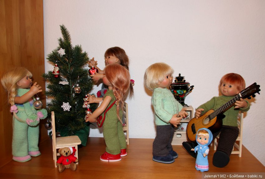 Вязаный диванчик для Маши. МК. Машкины сны