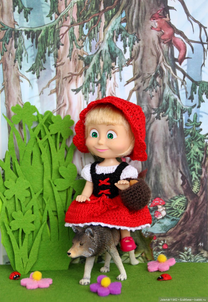 Вязаный диванчик для Маши. МК. Машкины сны