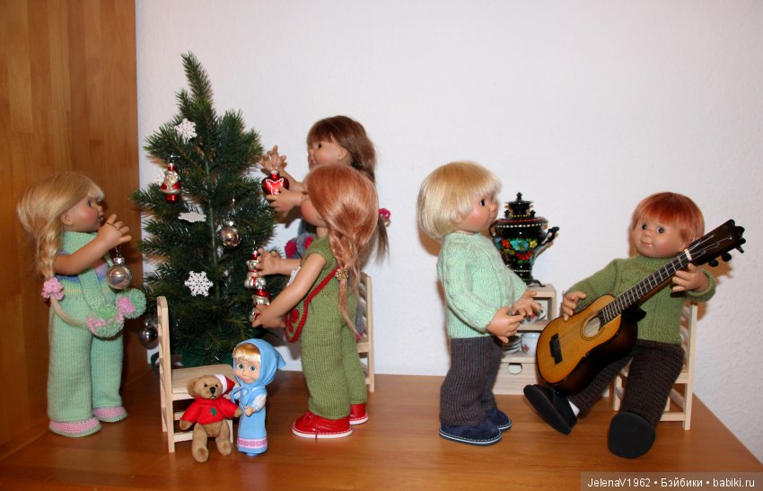 Вязаный диванчик для Маши. МК. Машкины сны