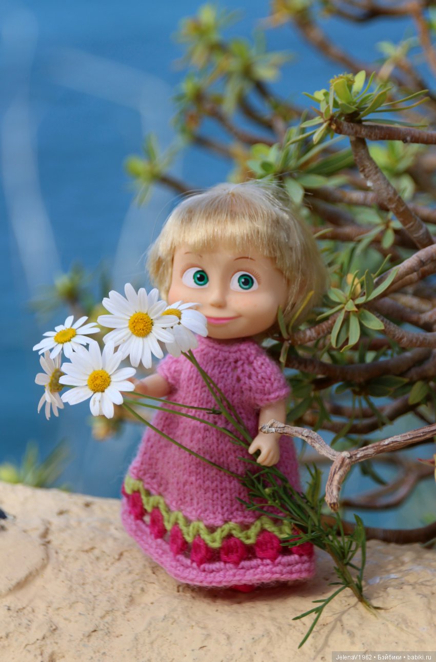 Вязаный диванчик для Маши. МК. Машкины сны