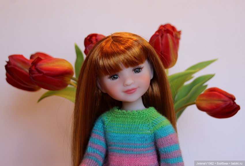 Весна, цветы и любимые куклы, что ещё для счастья надо