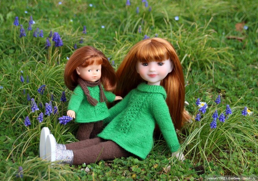 Весна, цветы и любимые куклы, что ещё для счастья надо