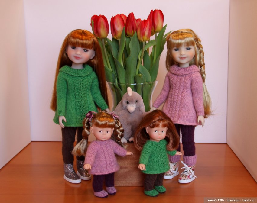 Весна, цветы и любимые куклы, что ещё для счастья надо (фото 9)