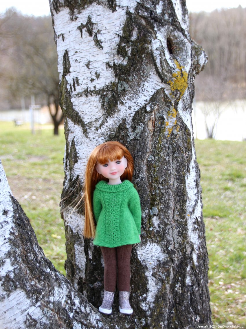 Весна, цветы и любимые куклы, что ещё для счастья надо