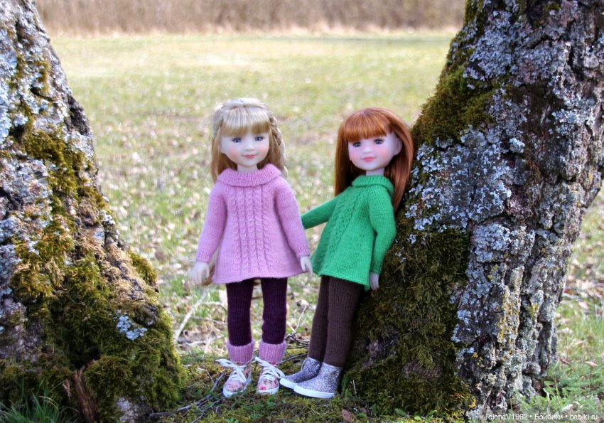 Весна, цветы и любимые куклы, что ещё для счастья надо