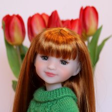 Весна, цветы и любимые куклы, что ещё для счастья надо