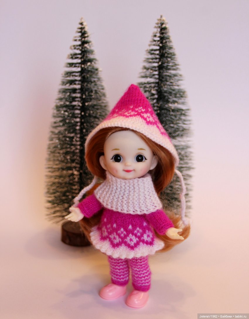 Так хочется снега, а его всё нет и нет... Так и зима пройдёт. Баболички. Одежда своими руками