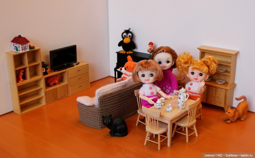 Так хочется снега, а его всё нет и нет... Так и зима пройдёт. Баболички. Одежда своими руками