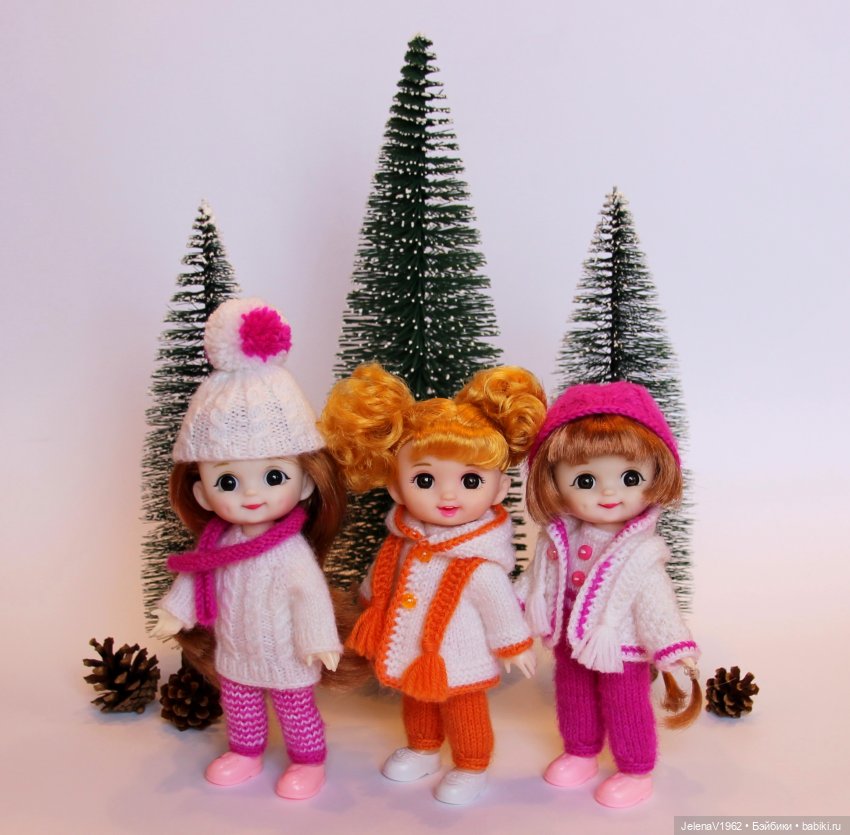 Так хочется снега, а его всё нет и нет... Так и зима пройдёт. Баболички. Одежда своими руками