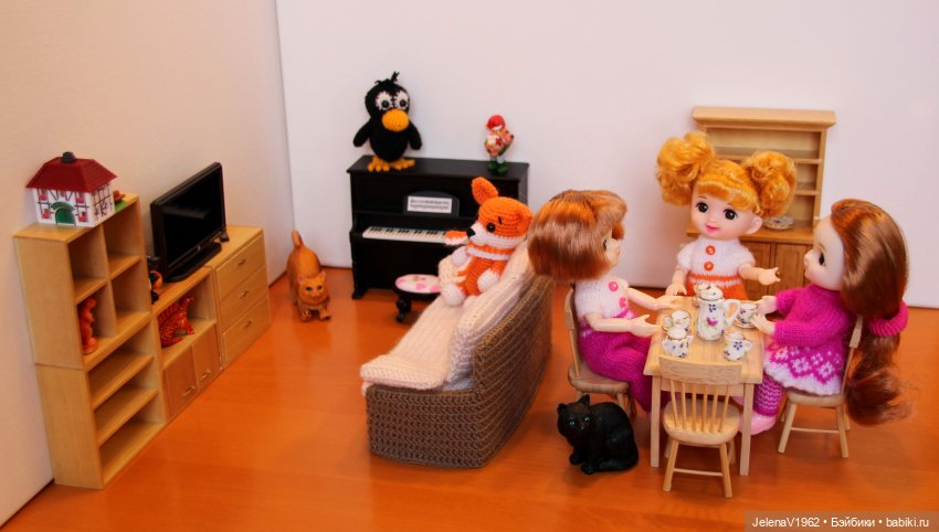 Так хочется снега, а его всё нет и нет... Так и зима пройдёт. Баболички. Одежда своими руками