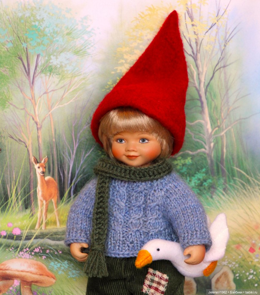 Как долго я его искала... Лесной гномик Антон, Birgitte Frigast