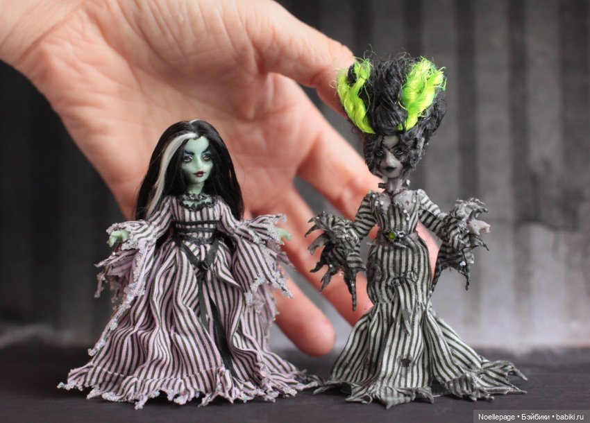 Миниатюрные зомби и не только. Мои летние творения