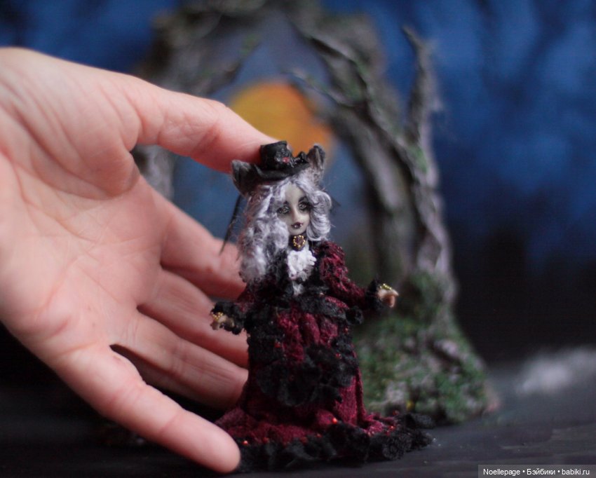 И снова миниатюрная нечисть. Мои осенне-зимние куколки (фото 8)