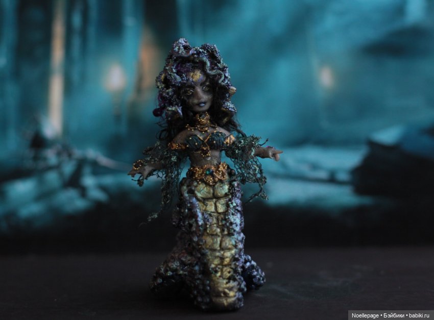 И снова миниатюрная нечисть. Мои осенне-зимние куколки