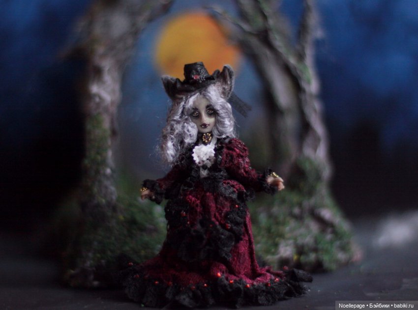 И снова миниатюрная нечисть. Мои осенне-зимние куколки (фото 10)