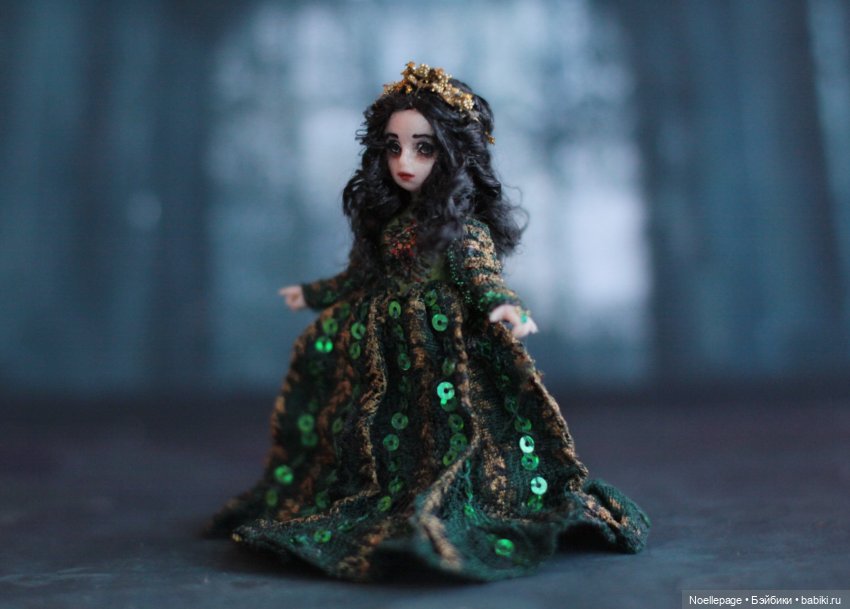 И снова миниатюрная нечисть. Мои осенне-зимние куколки