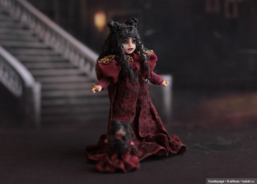И снова миниатюрная нечисть. Мои осенне-зимние куколки