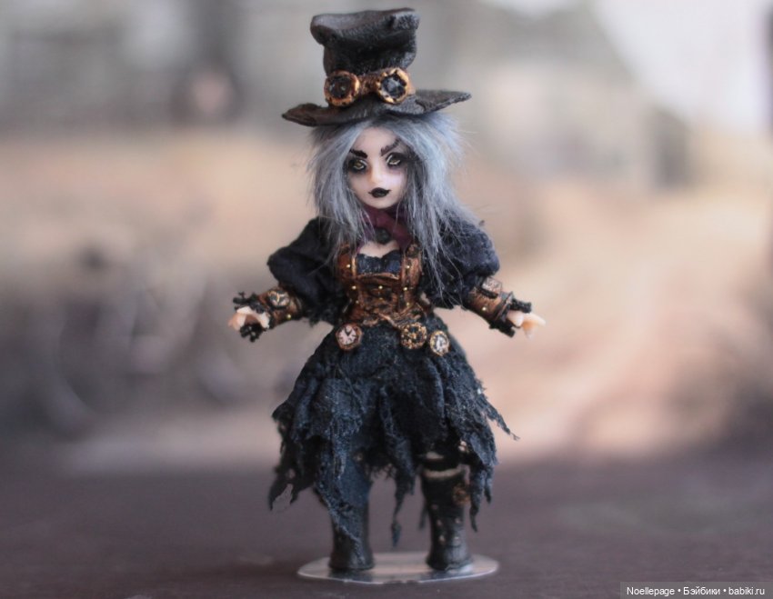 И снова миниатюрная нечисть. Мои осенне-зимние куколки