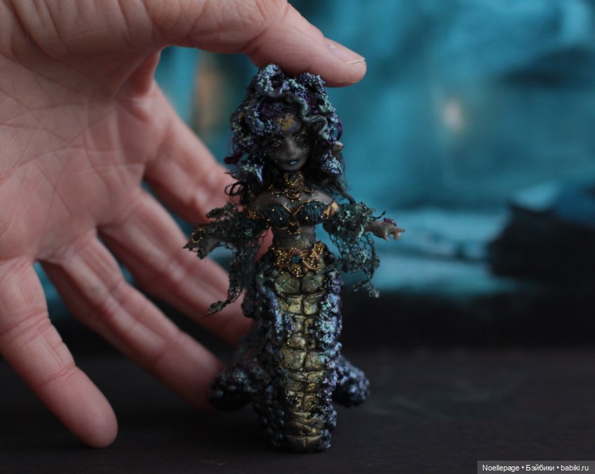 И снова миниатюрная нечисть. Мои осенне-зимние куколки