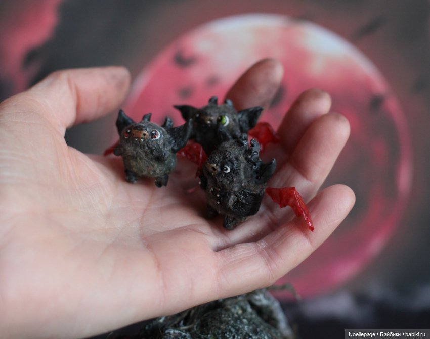 И снова миниатюрная нечисть. Мои осенне-зимние куколки (фото 4)