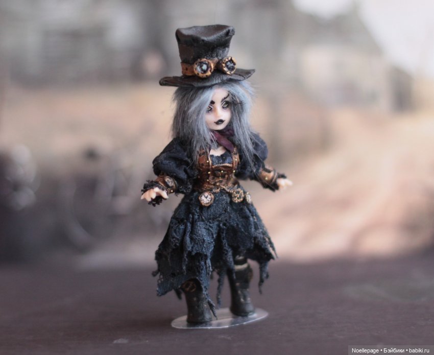 И снова миниатюрная нечисть. Мои осенне-зимние куколки