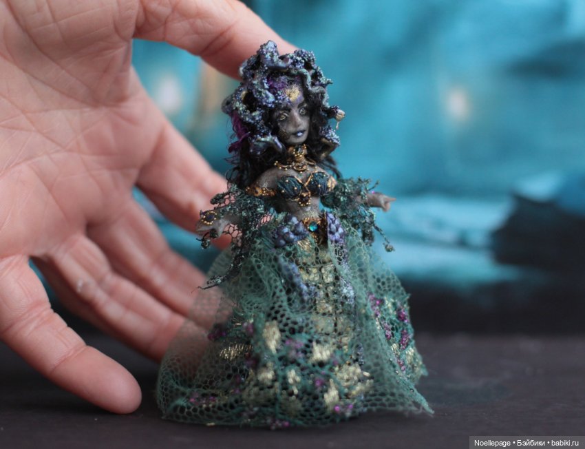И снова миниатюрная нечисть. Мои осенне-зимние куколки