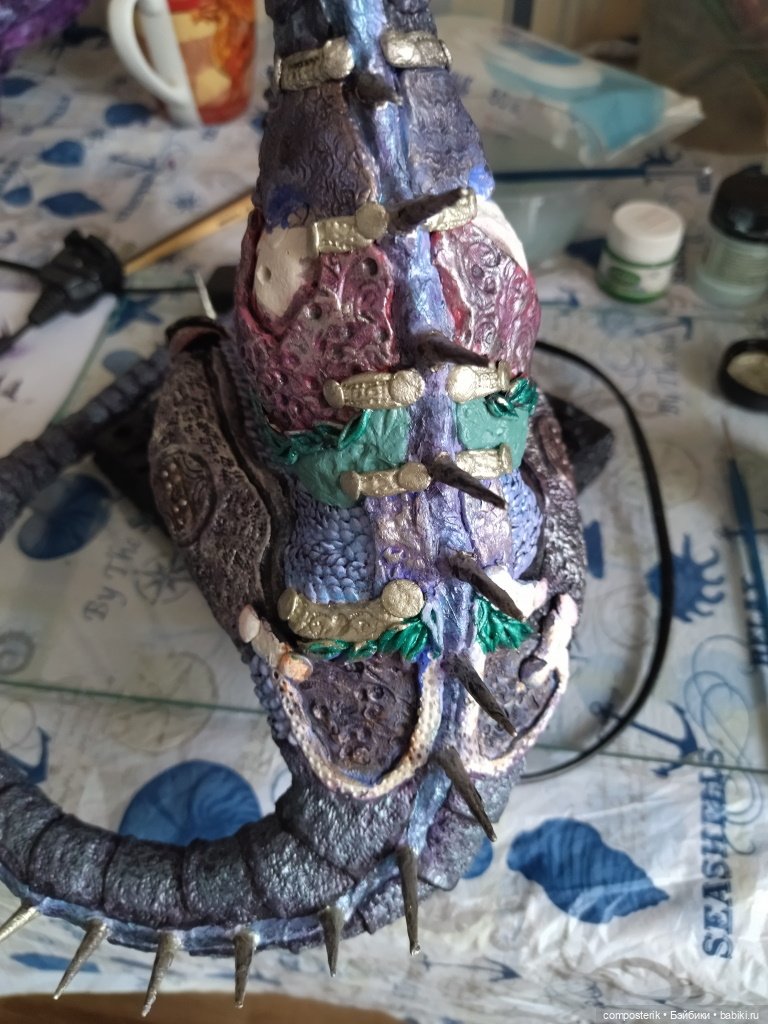 МК Дракон Часть 3 — Лепка авторской куклы: Полимерная глина (фото 8)