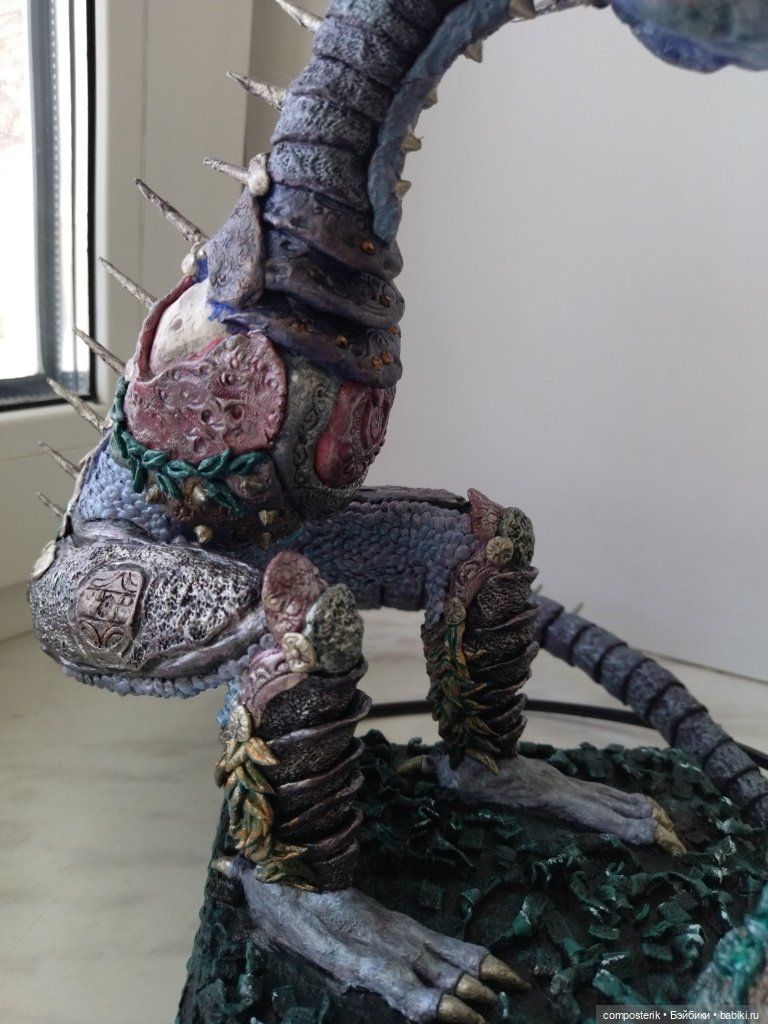 МК Дракон Часть 3 — Лепка авторской куклы: Полимерная глина